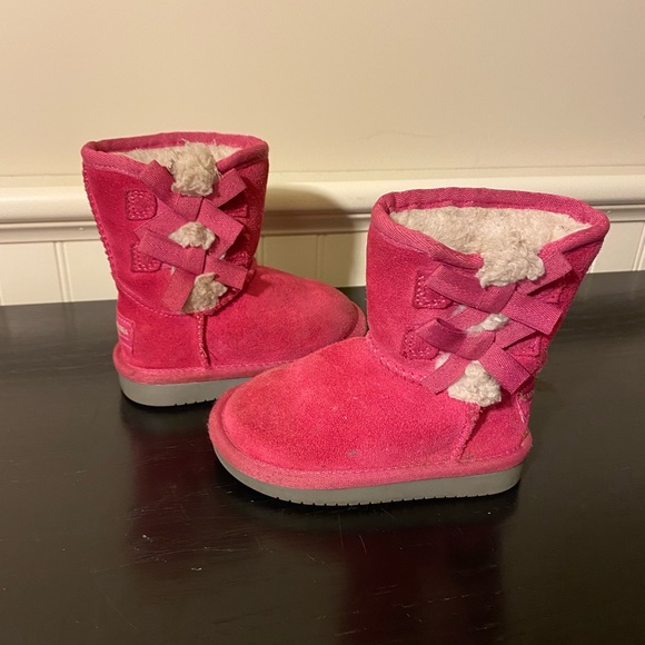 Koolaburra Ugg Victoria Short Little Kids Booties 6 - Picture 3 of 12